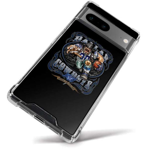 Liquid Blue NFL Dallas Cowboys Running Back Google Pixel 8a Clear Case